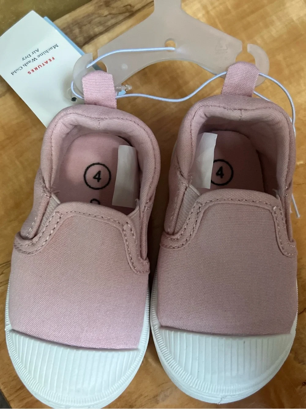 Cat & Jack Slip-On Canvas Sneakers in Light Pink